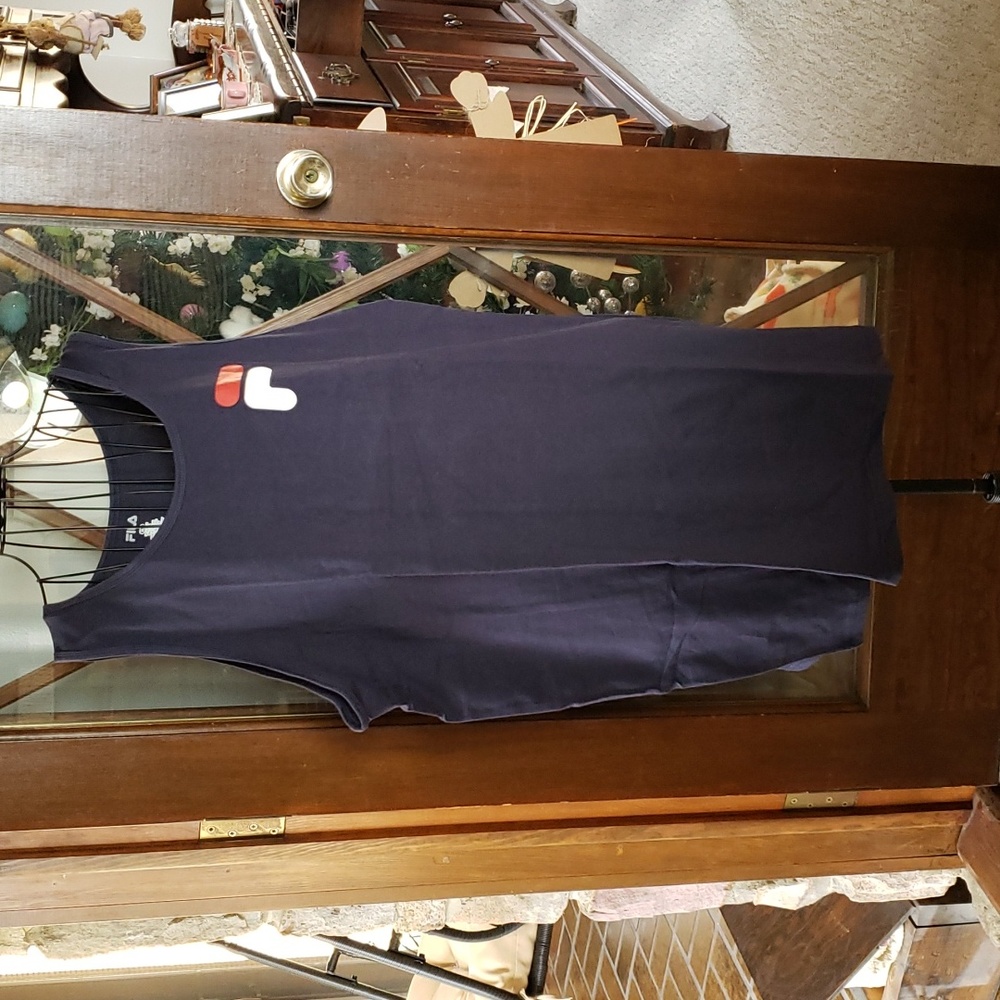 Fila Dark Blue Sleeveless Top